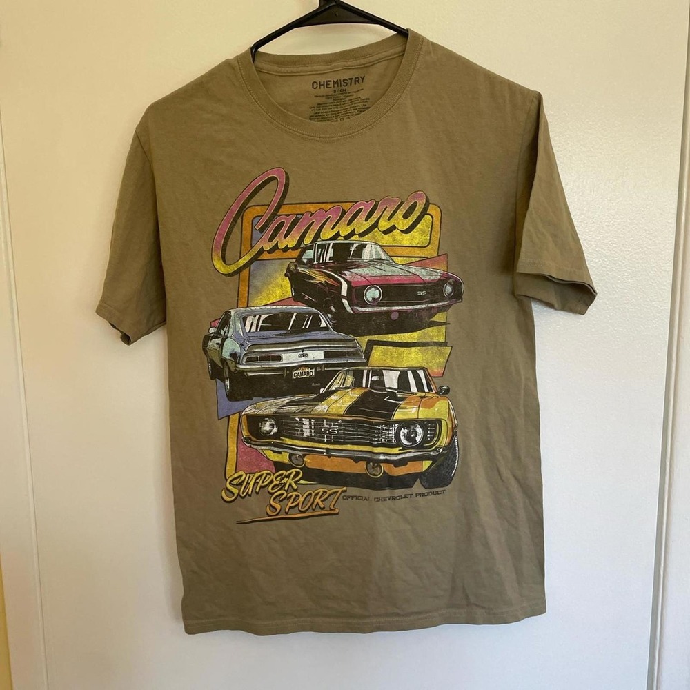 Men's Khaki‎ and Tan Tshirt